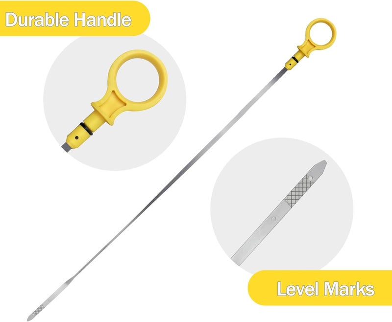 VerRich Engine Oil Dipstick Replacement OEM# CJ5Z-6750-A, CJ5E-6750-AB,Oil Dip Stick Compatible for Ford Explorer Focus Fusion, for Lincoln MKC MKT MKX MKZ 2017 Continental with 2.0L Ecoboost Engines - Image 3